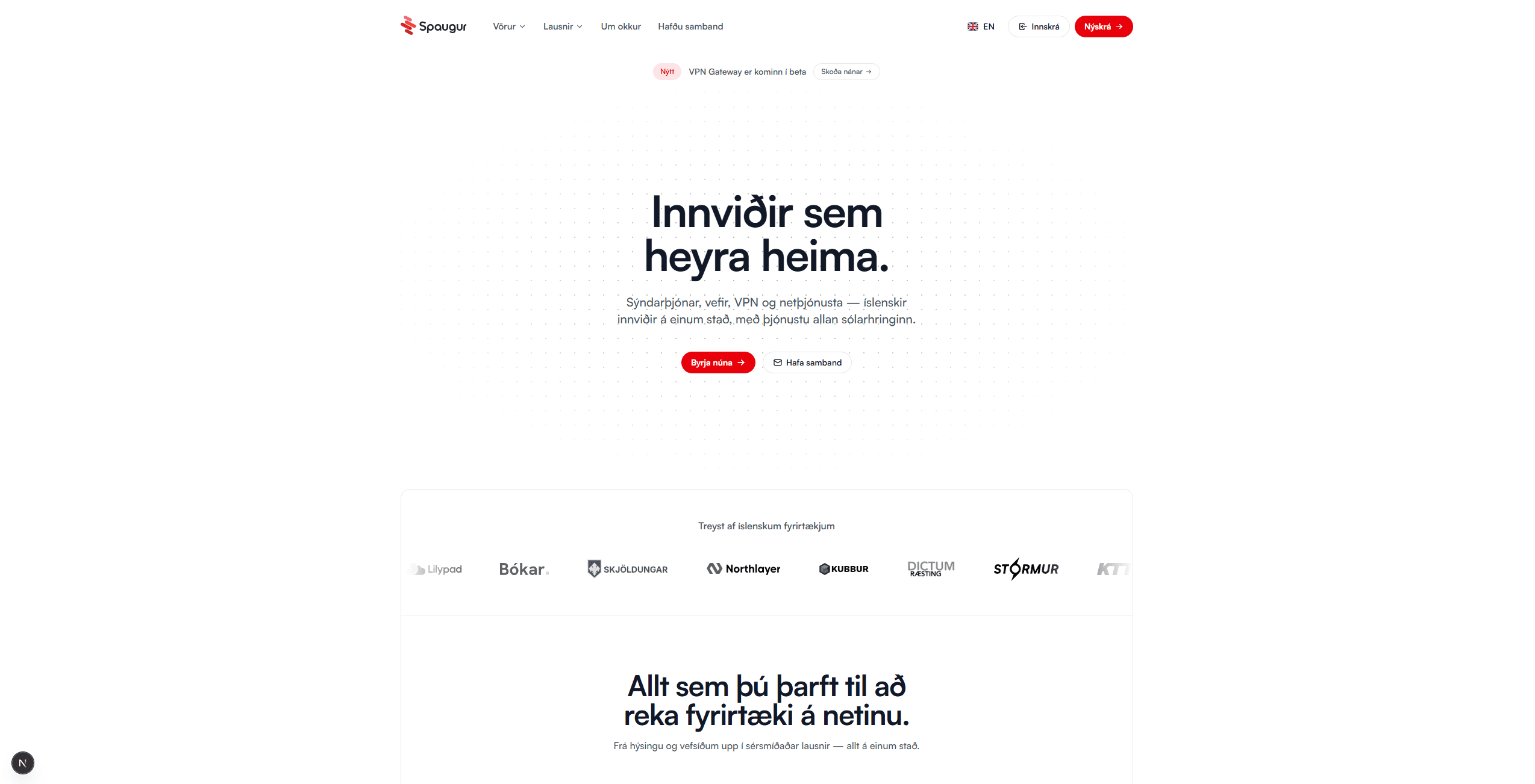 Ný forsíða Spaugur.is